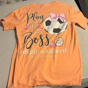 Simply, southern T-shirt, peach color
